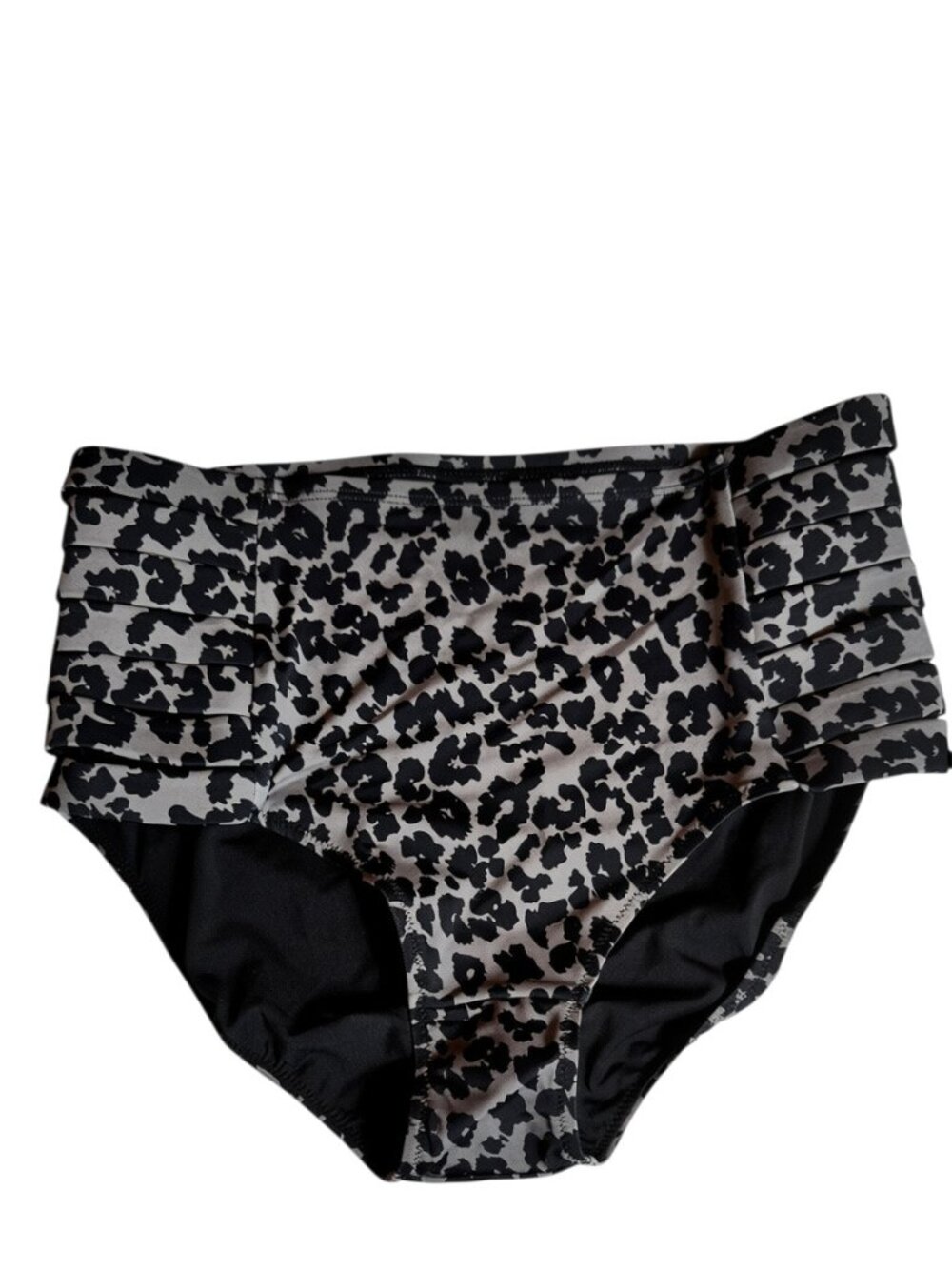 KIAVA Animal Print High-Waist Bikini Bottoms Size Medium Like new